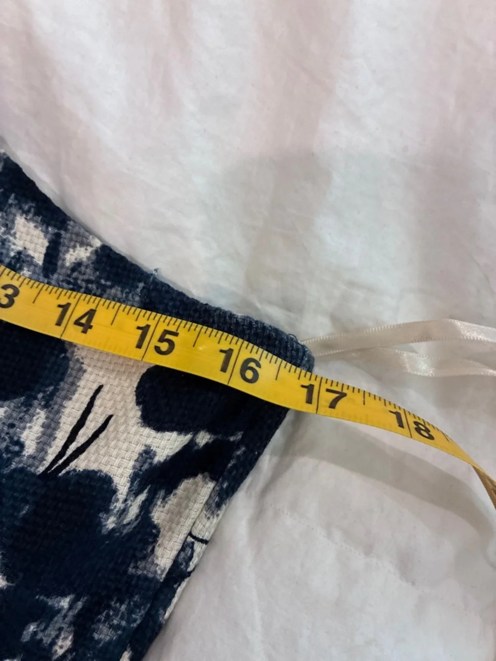 Banana Republic Navy and White Strapless Floral Sheath Dress - Picture 8 of 9